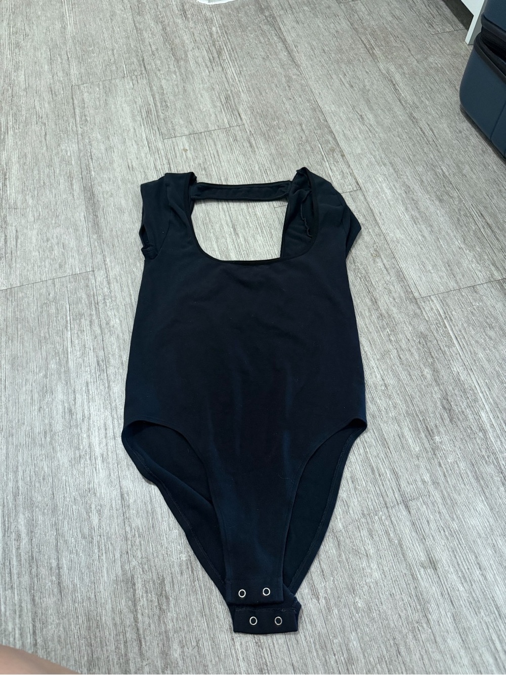 Anthropologie black bodysuit